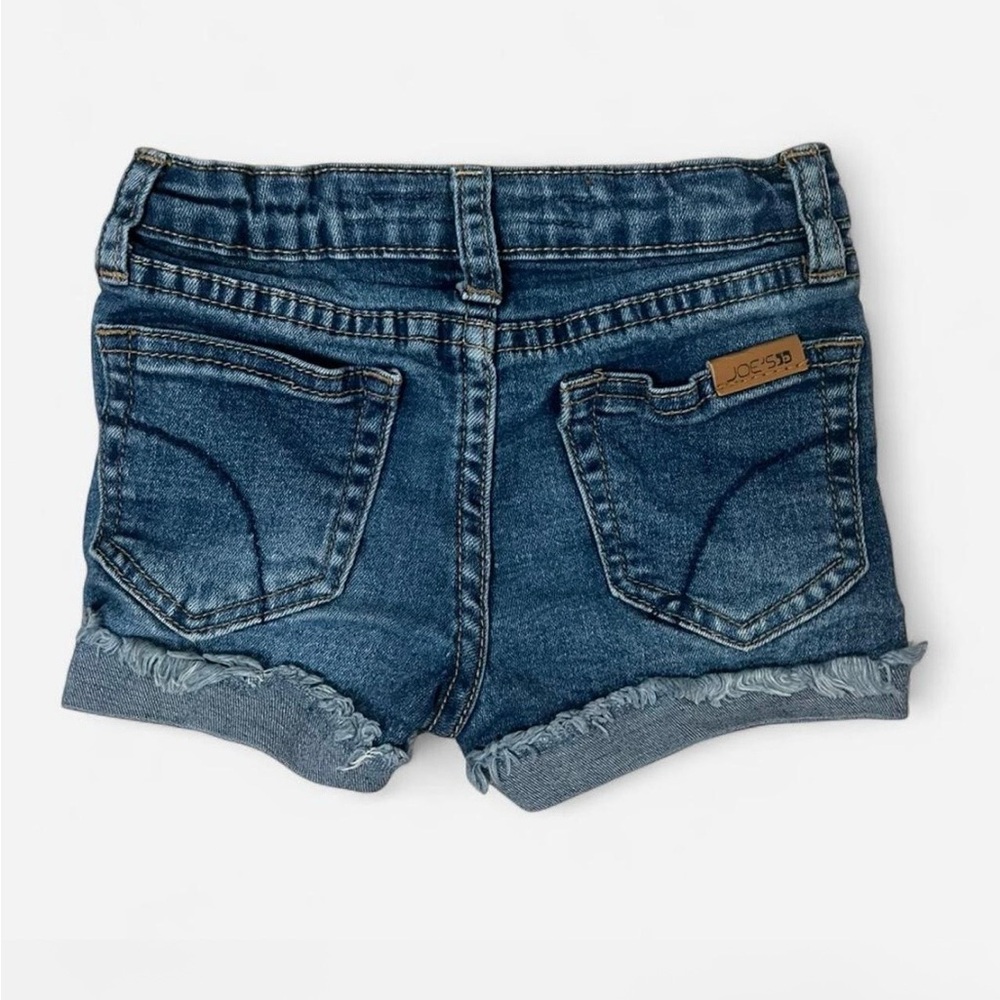 Joe's Jeans Dark Blue Frayed Hem Denim Shorts 2T
